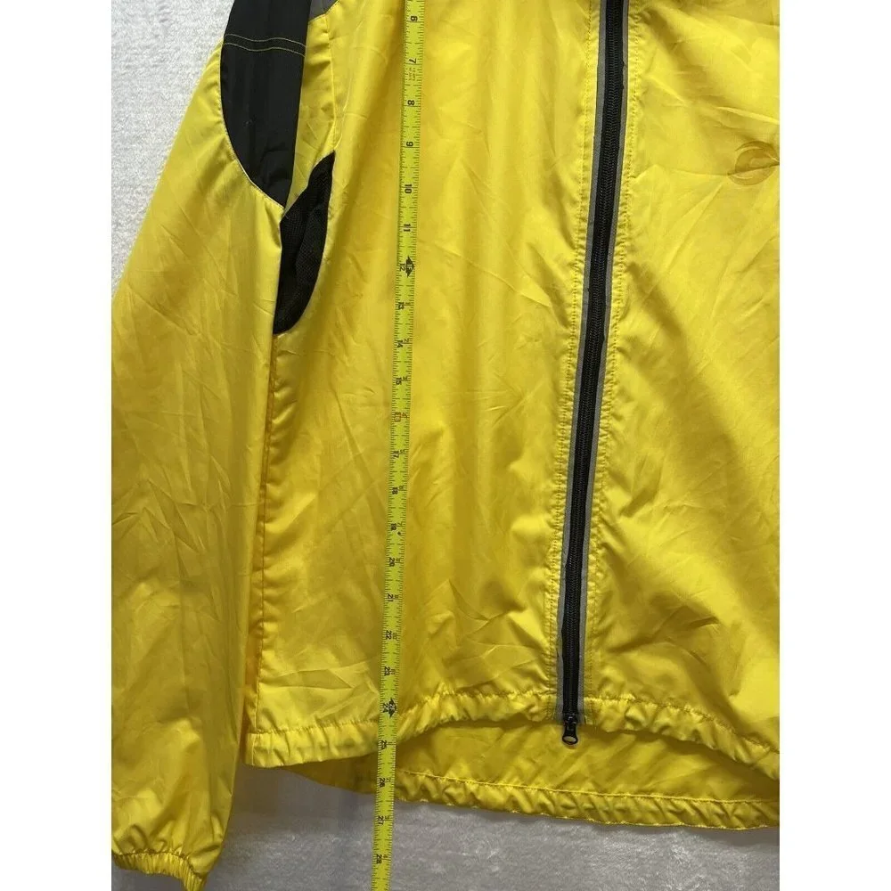 Cannondale Jacket Rain Shell Windbreaker Yellow Size Small